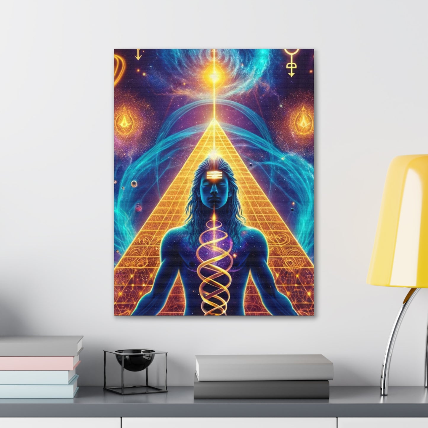 Quantum Entanglement Art Canvas Ed. 12