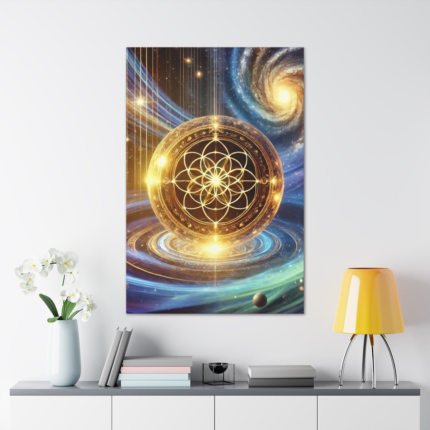 Sacred Geometry Art Canvas Ed. 57