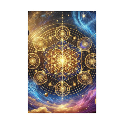 Sacred Geometry Art Canvas Ed. 68