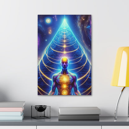 Quantum Entanglement Art Canvas Ed. 4