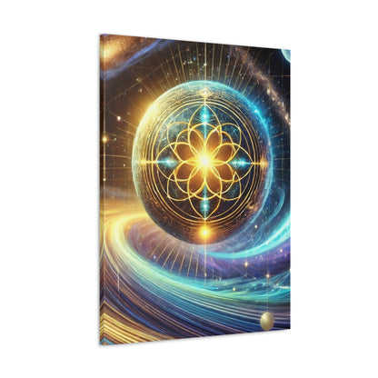 Sacred Geometry Art Canvas Ed. 55