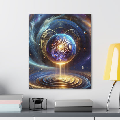 Sacred Geometry Art Canvas Ed. 61