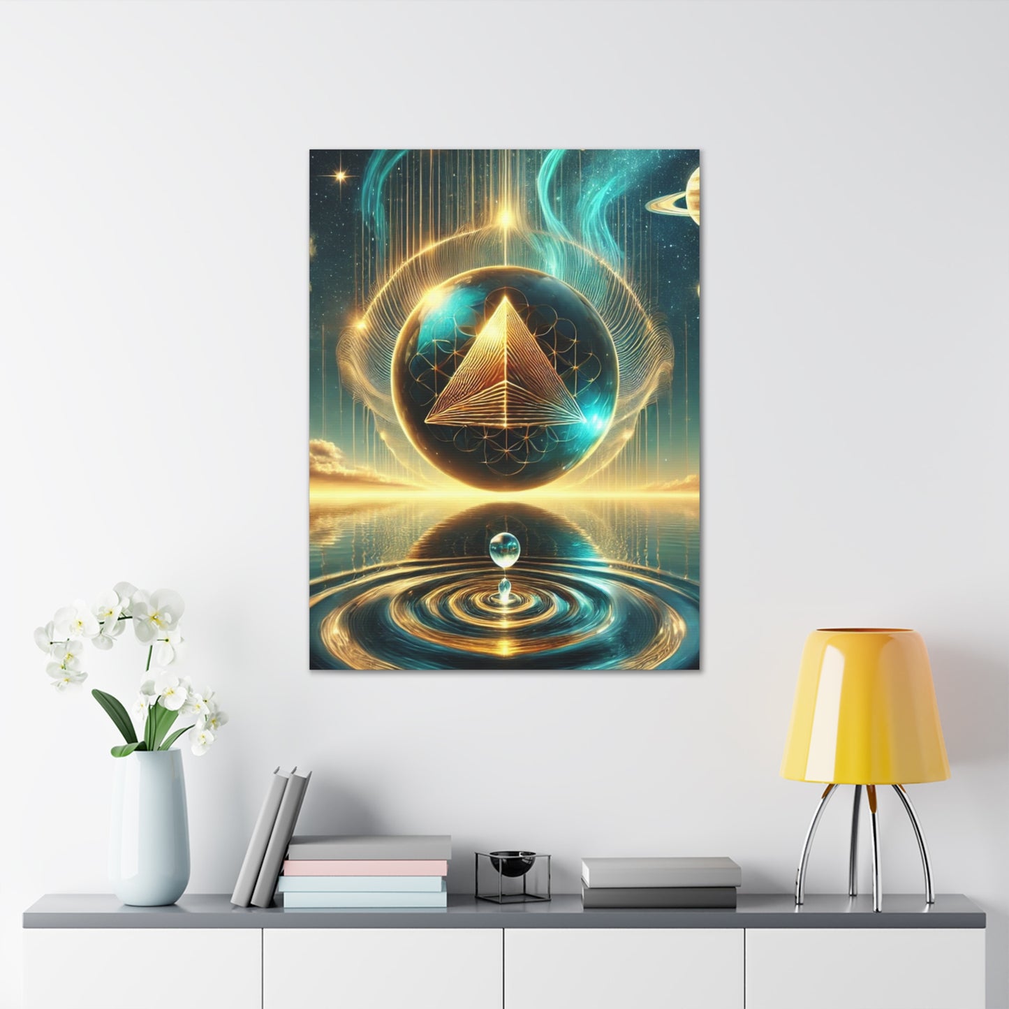 Sacred Geometry Art Canvas Ed. 35