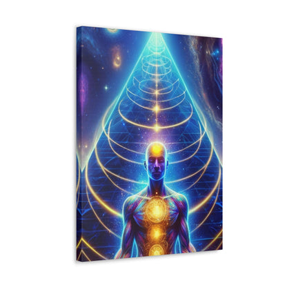 Quantum Entanglement Art Canvas Ed. 4