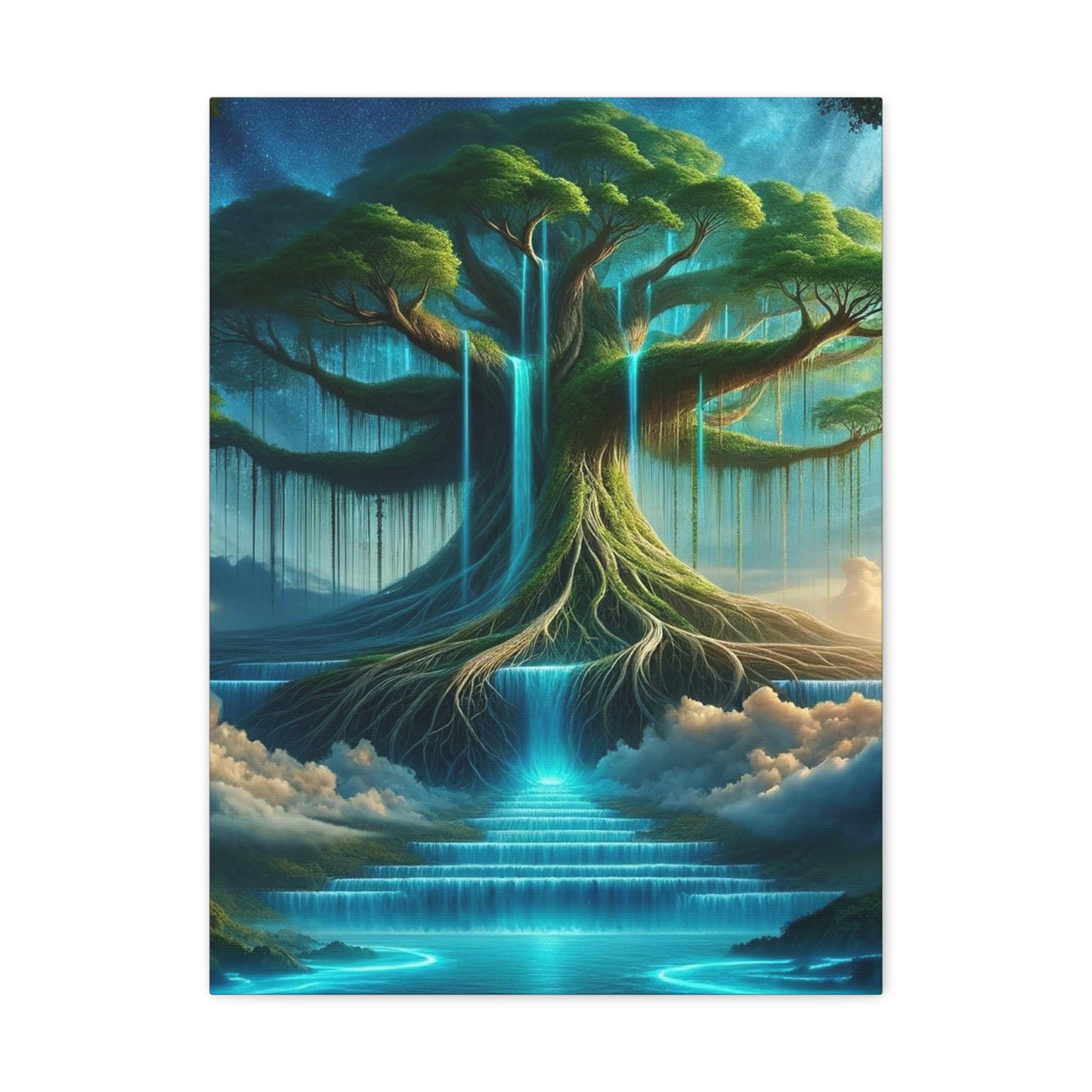 Trees of Light Art Canvas Ed. 6