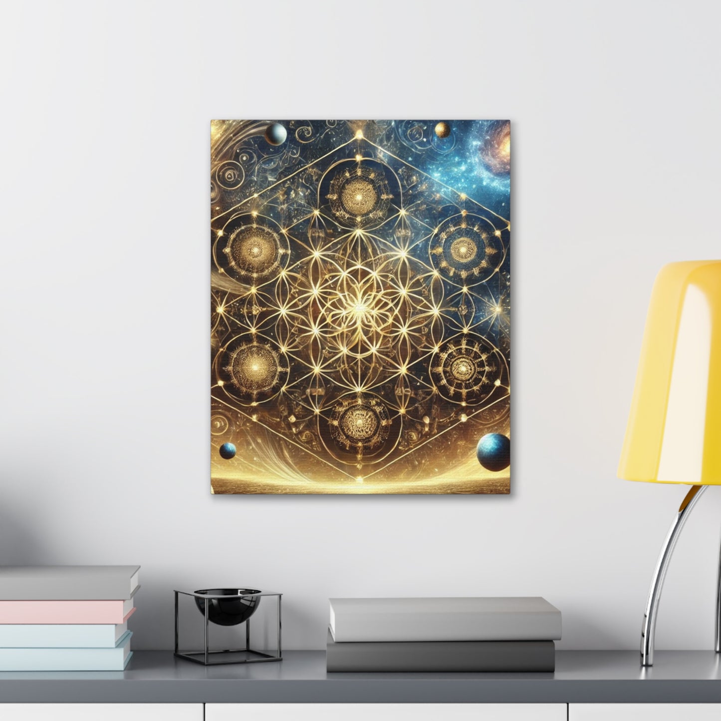 Sacred Geometry Art Canvas Ed. 76