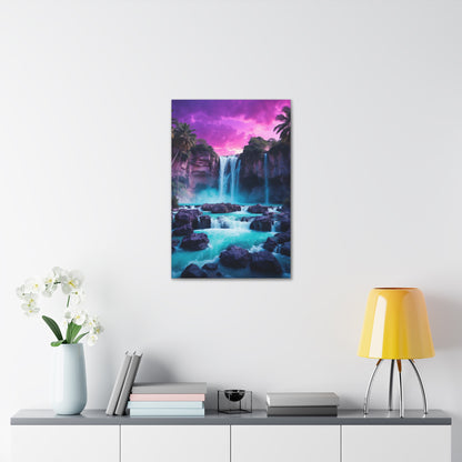 Majestic Waterfalls Art Canvas Ed. 30