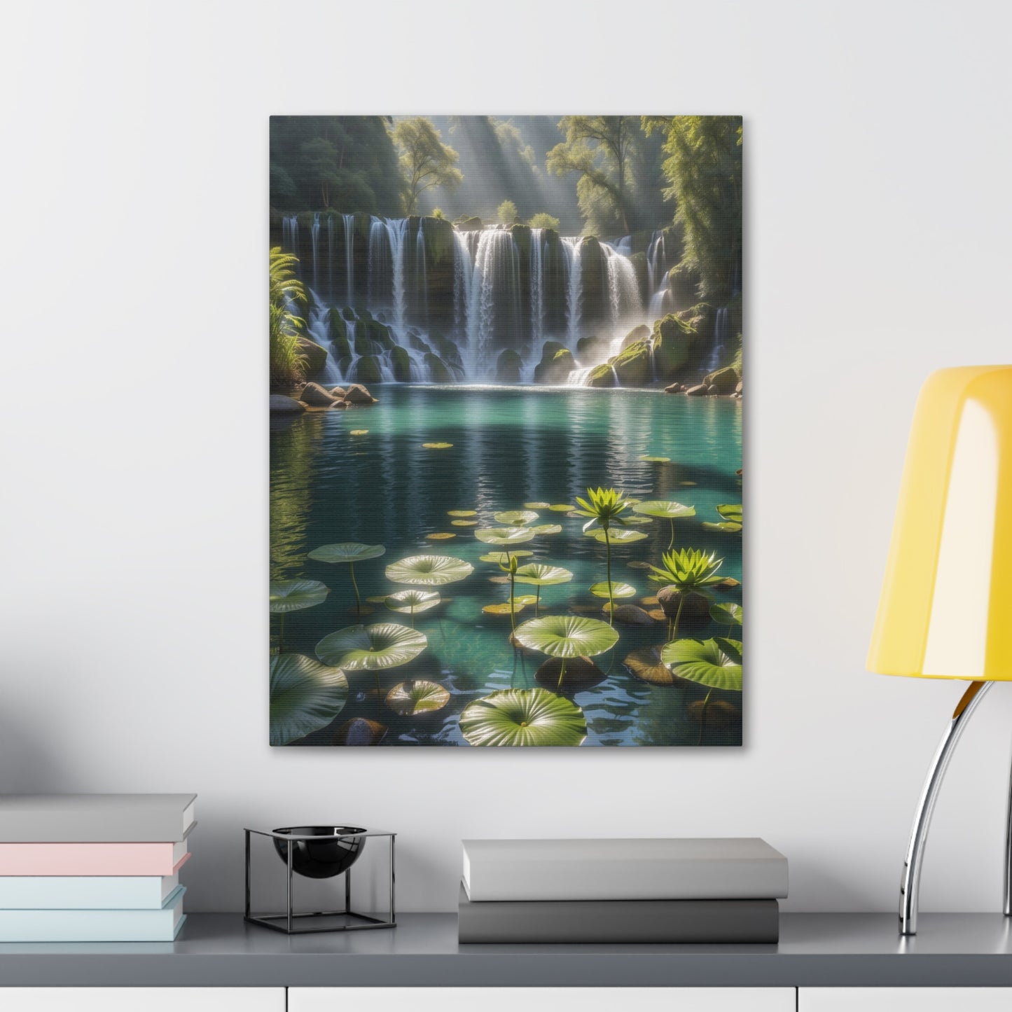 Majestic Waterfalls Art Canvas Ed. 24