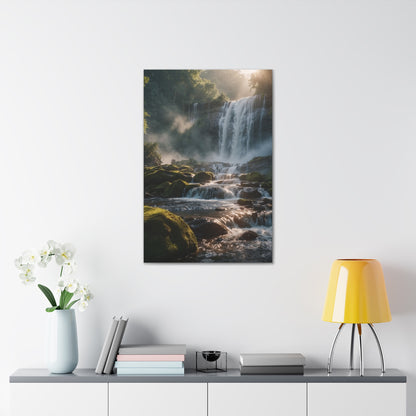 Majestic Waterfalls Art Canvas Ed. 15