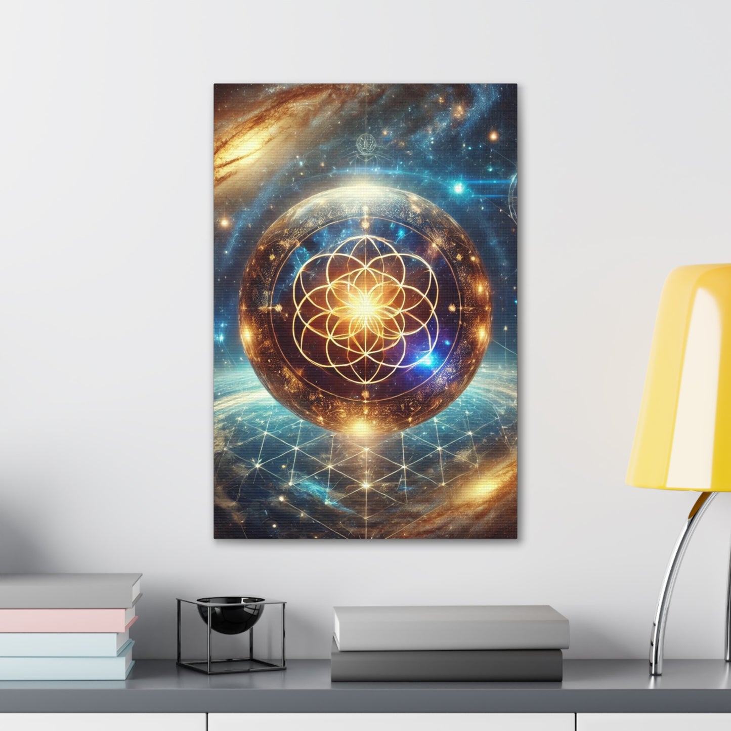 Sacred Geometry Art Canvas Ed. 53