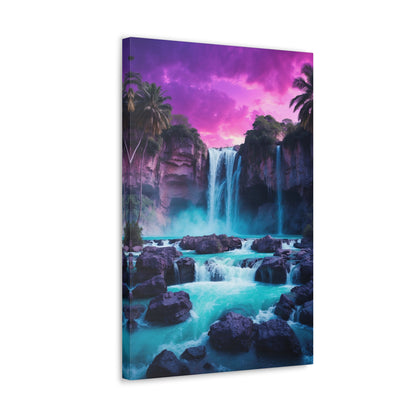 Majestic Waterfalls Art Canvas Ed. 30