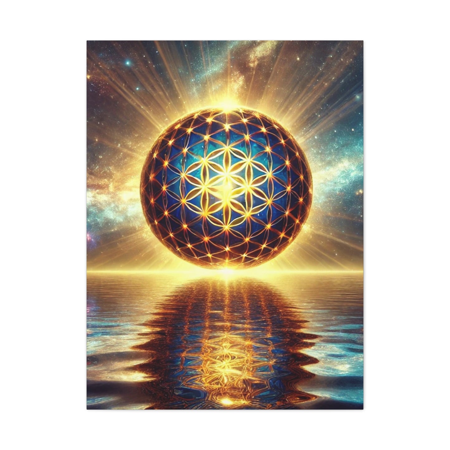 Sacred Geometry Art Canvas Ed. 47