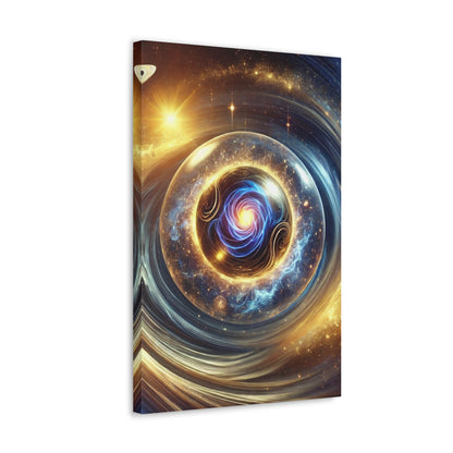 Energetic Orbs Art Canvas Ed. 14