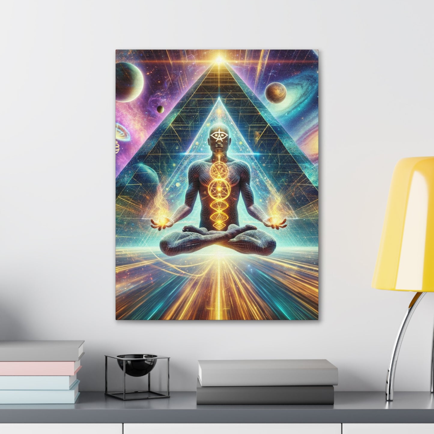 Quantum Entanglement Art Canvas Ed. 13