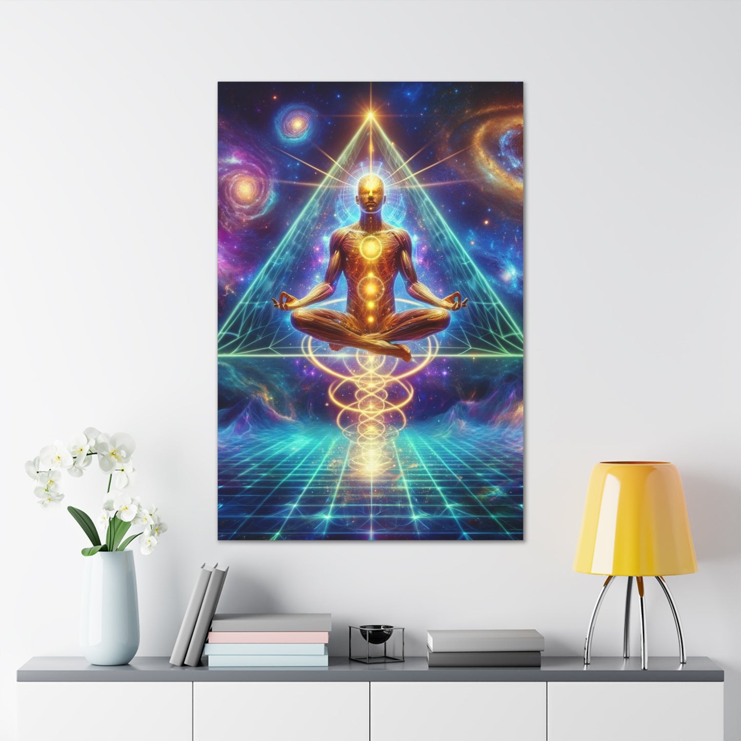 Quantum Entanglement Art Canvas Ed. 18