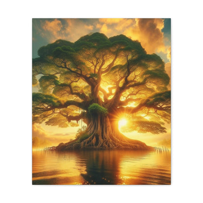 Trees of Light Art Canvas Ed. 4