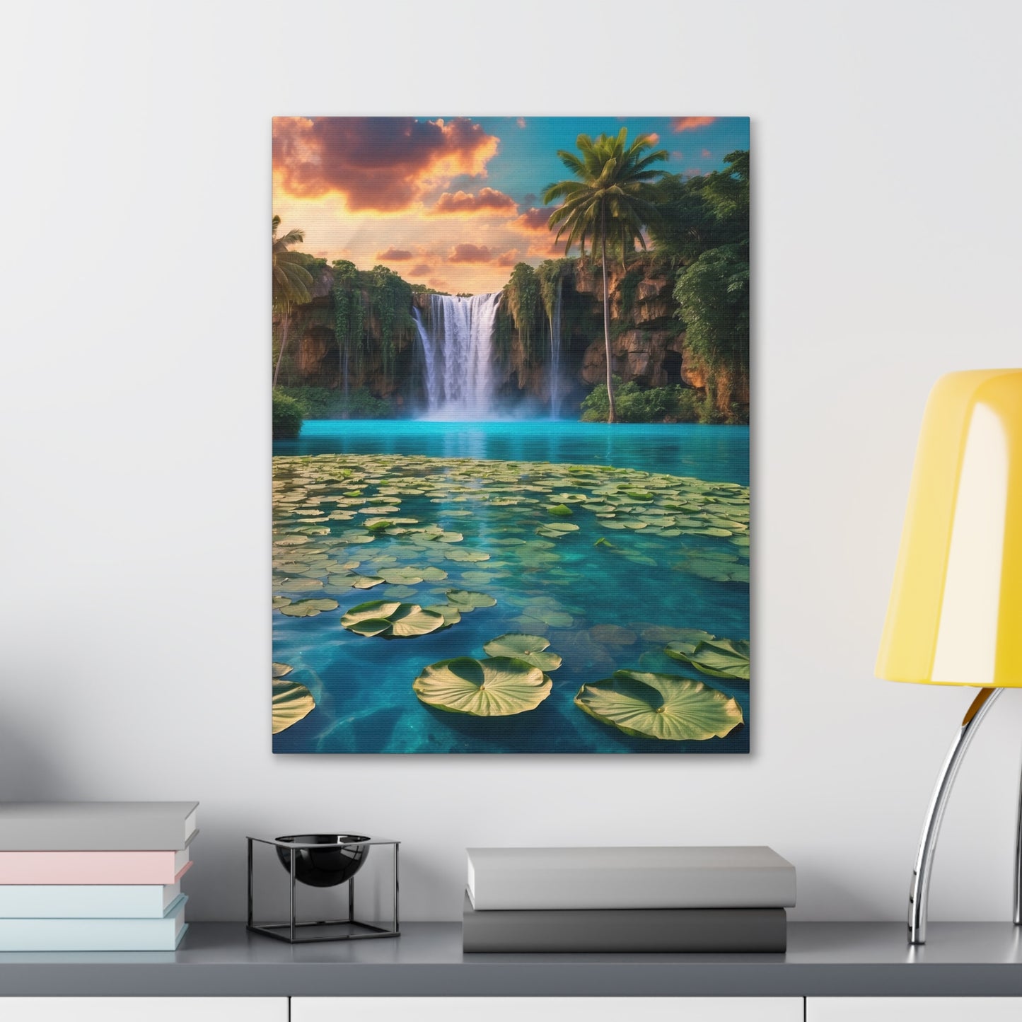 Majestic Waterfalls Art Canvas Ed. 39