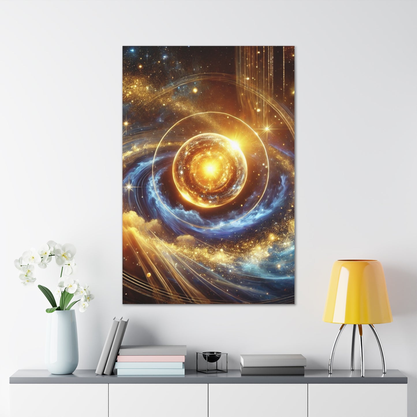 Energetic Orbs Art Canvas Ed. 16