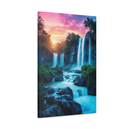 Majestic Waterfalls Art Canvas Ed. 31