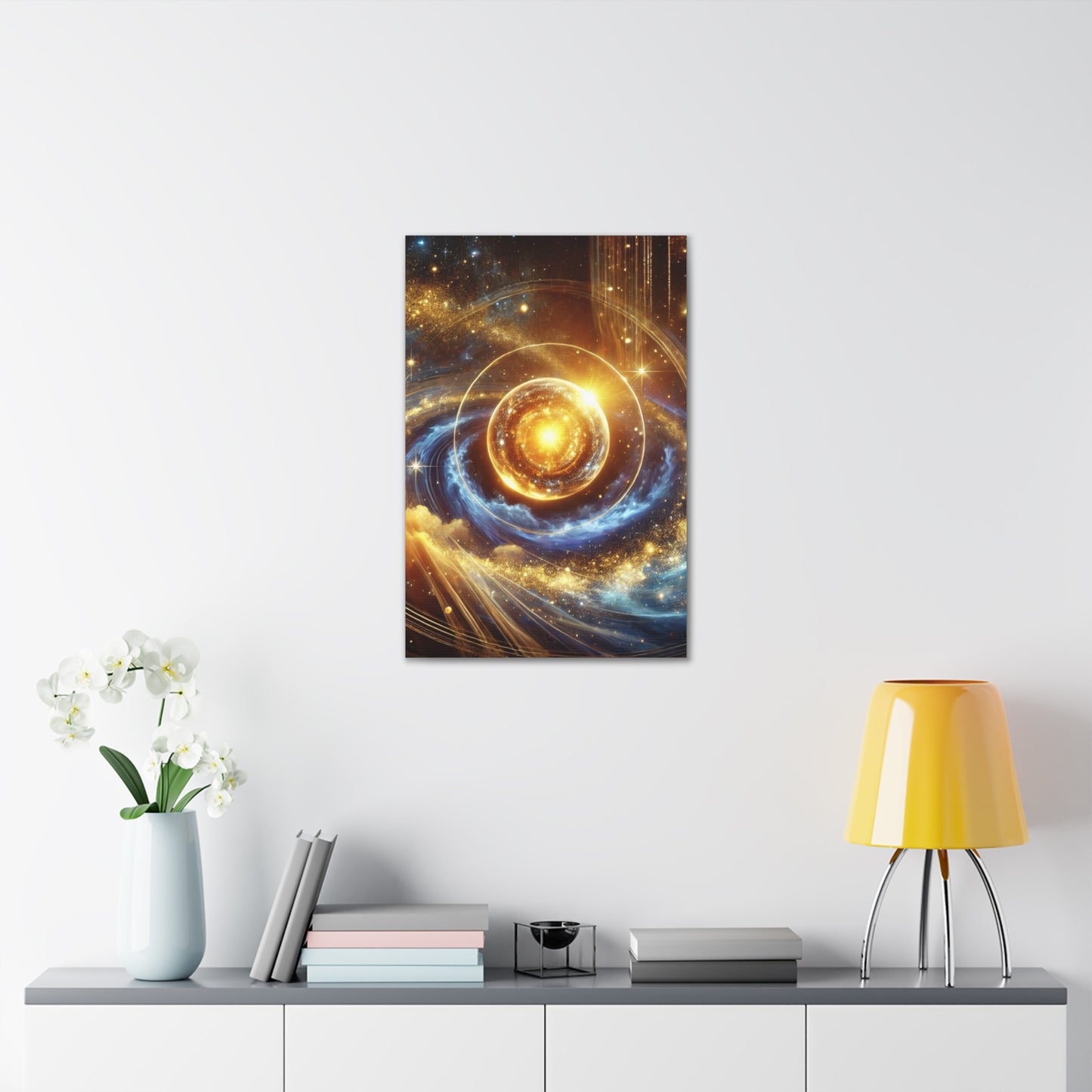 Energetic Orbs Art Canvas Ed. 16