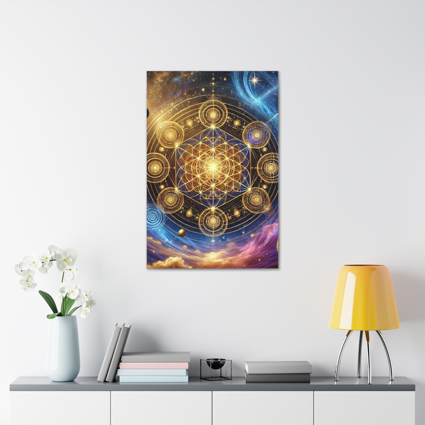 Sacred Geometry Art Canvas Ed. 68