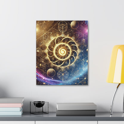 Sacred Geometry Art Canvas Ed. 65