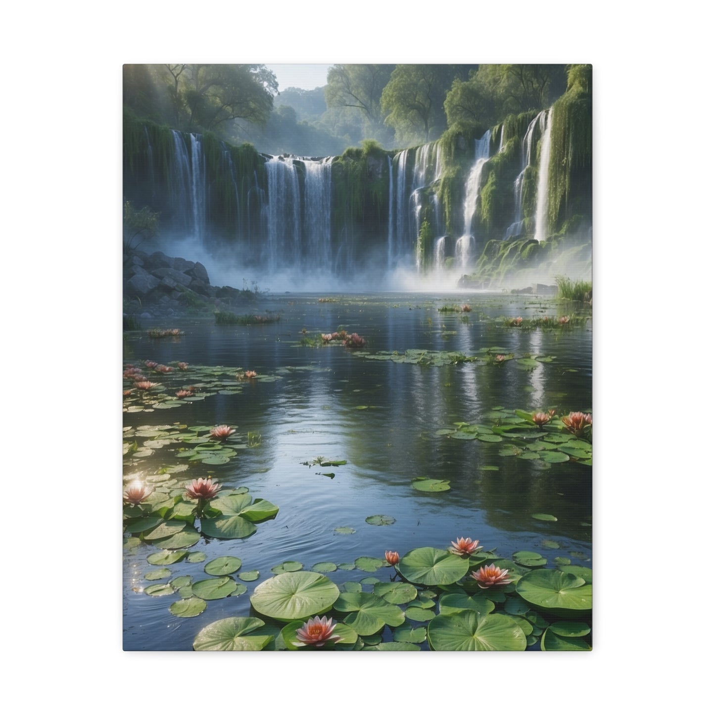 Majestic Waterfalls Art Canvas Ed. 7