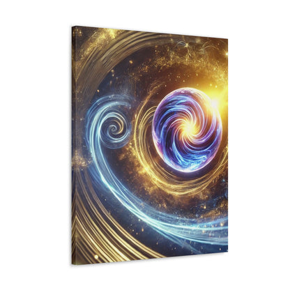 Energetic Orbs Art Canvas Ed. 15