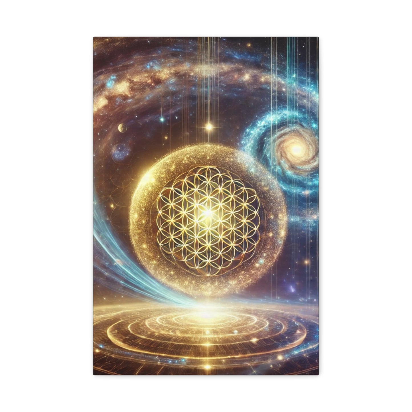 Sacred Geometry Art Canvas Ed. 58