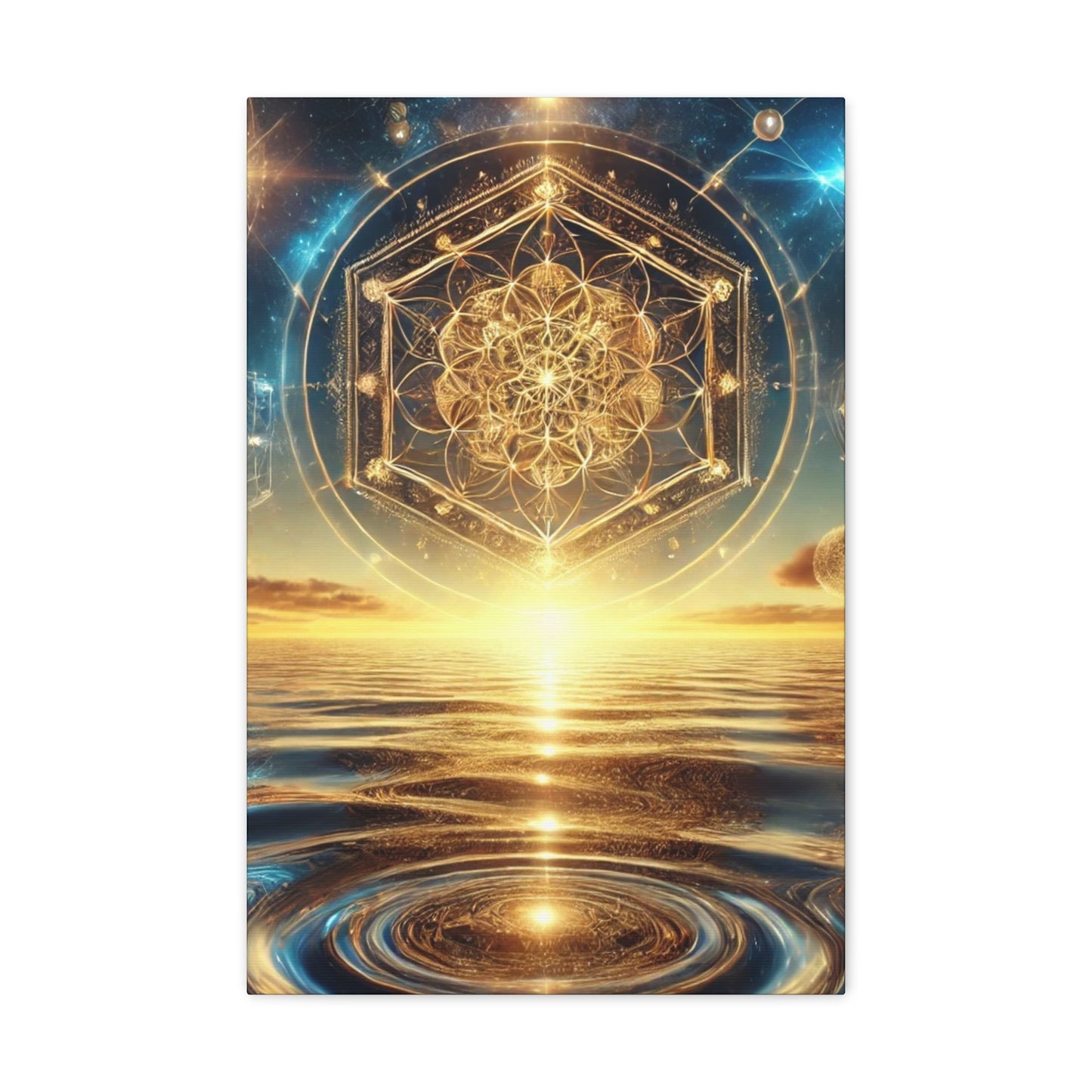 Sacred Geometry Art Canvas Ed. 96