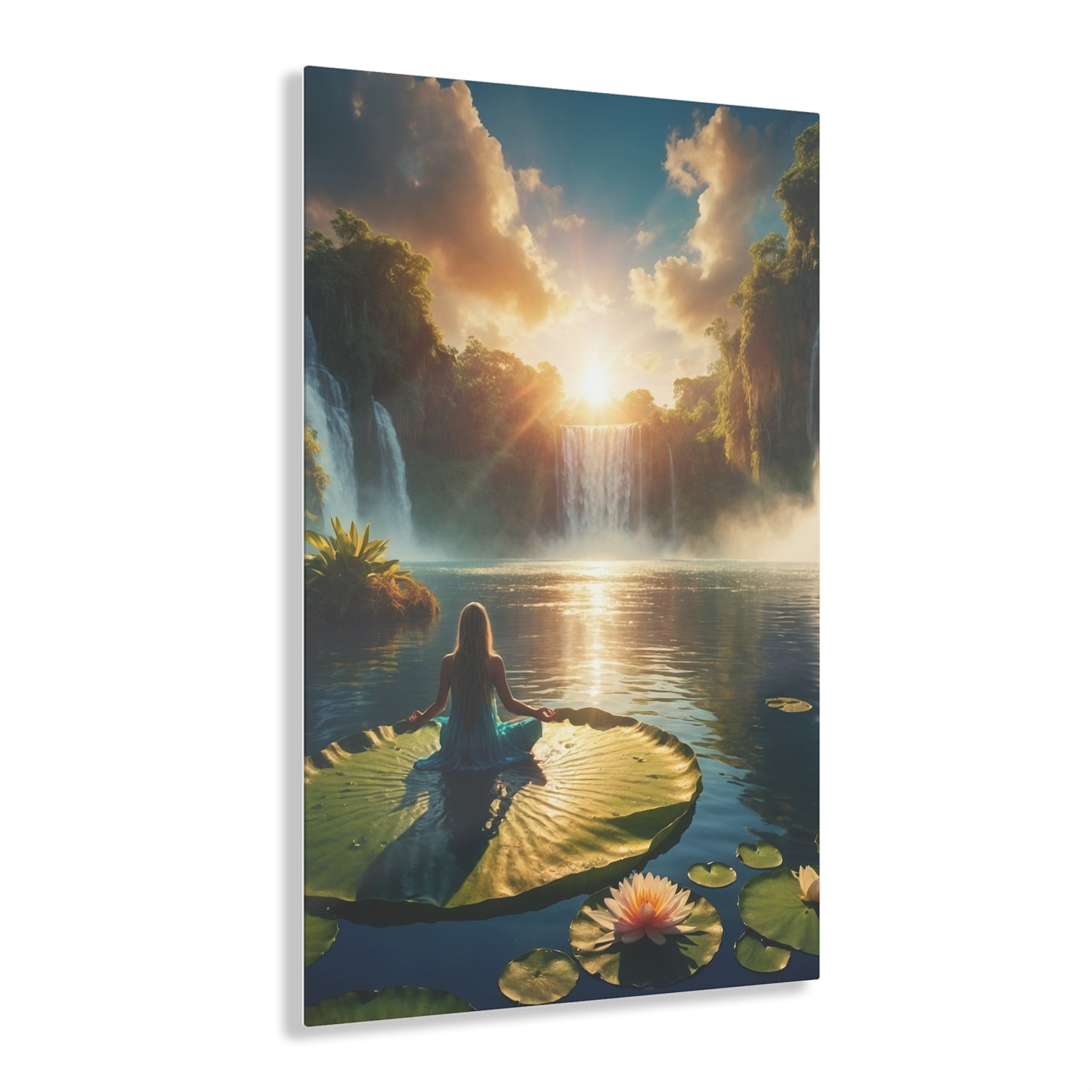 Blissful Lotus Acrylic Print Ed. 11