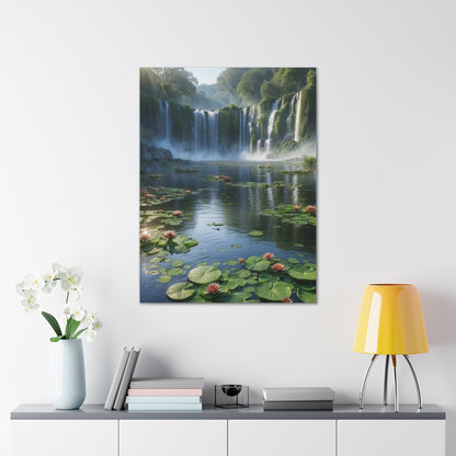 Majestic Waterfalls Art Canvas Ed. 7