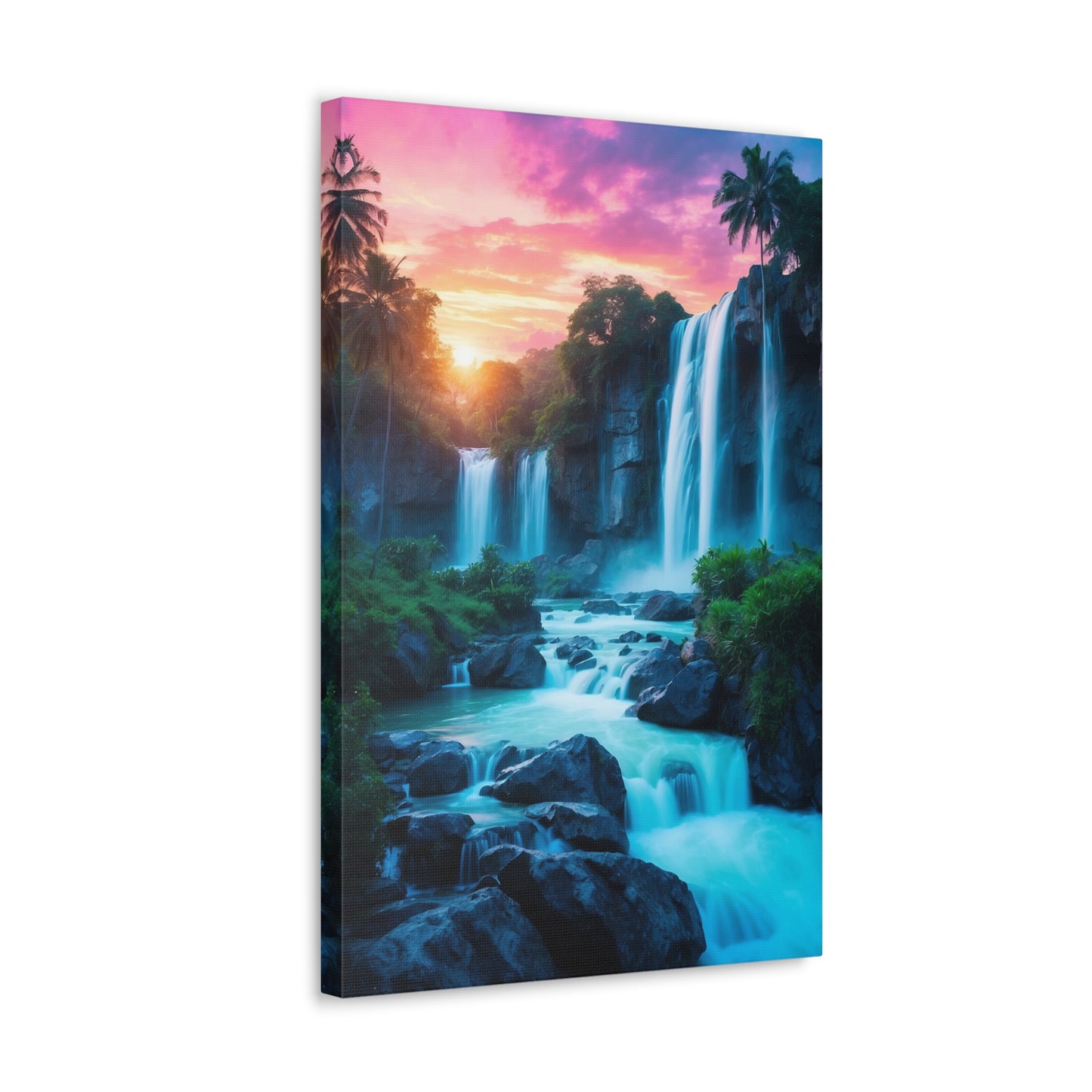 Majestic Waterfalls Art Canvas Ed. 31