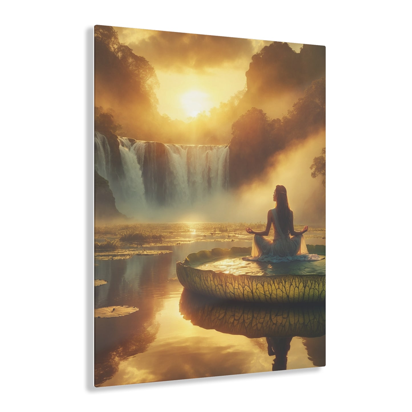 Blissful Lotus Acrylic Print Ed. 7