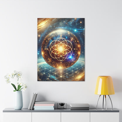 Sacred Geometry Art Canvas Ed. 53