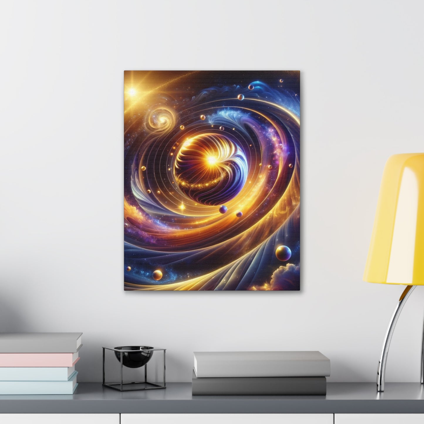 Energetic Orbs Art Canvas Ed. 5