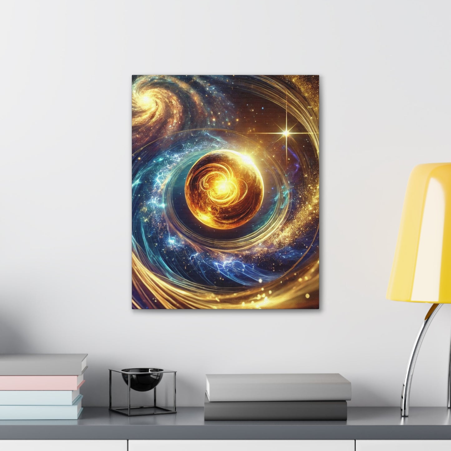 Energetic Orbs Art Canvas Ed. 7