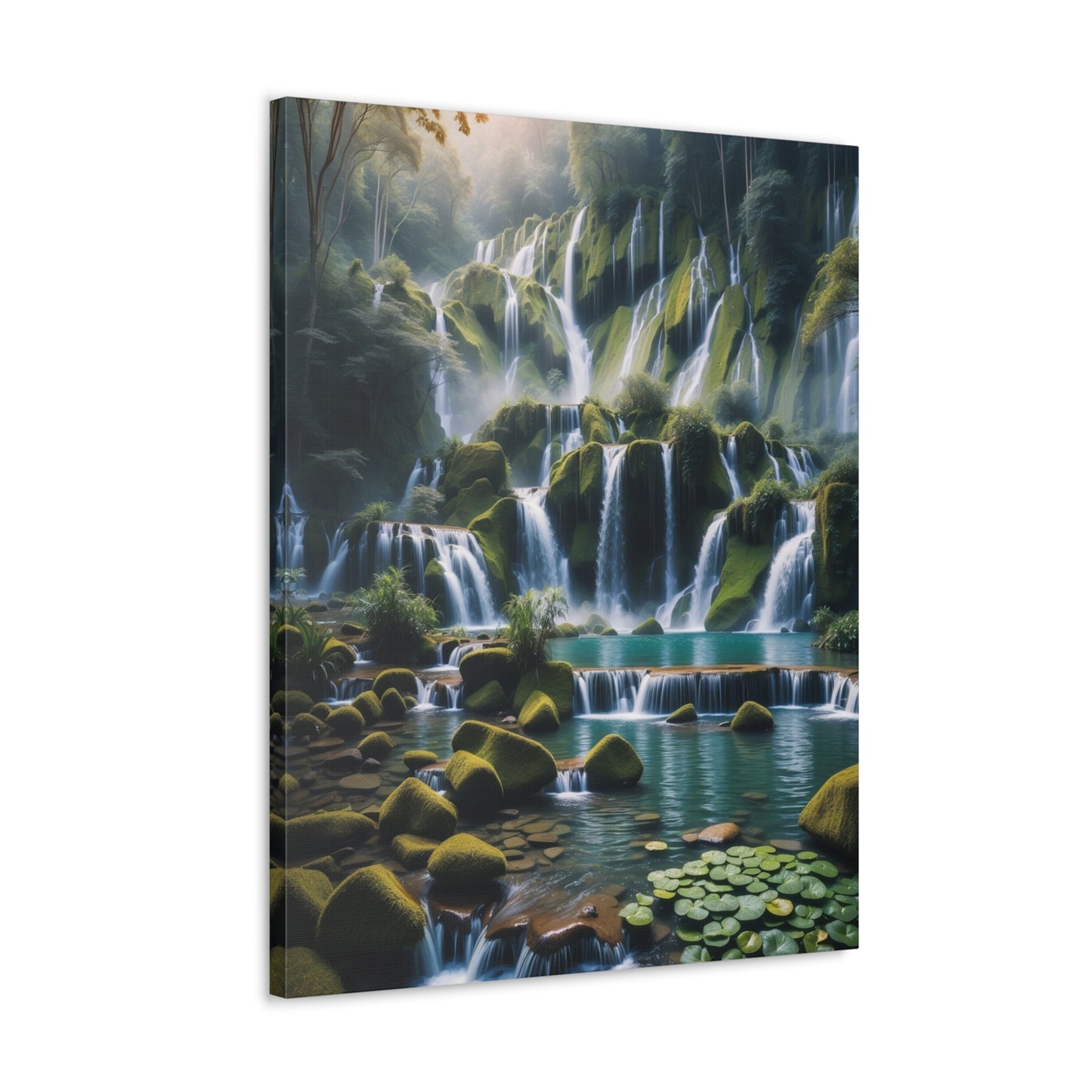 Majestic Waterfalls Art Canvas Ed. 13