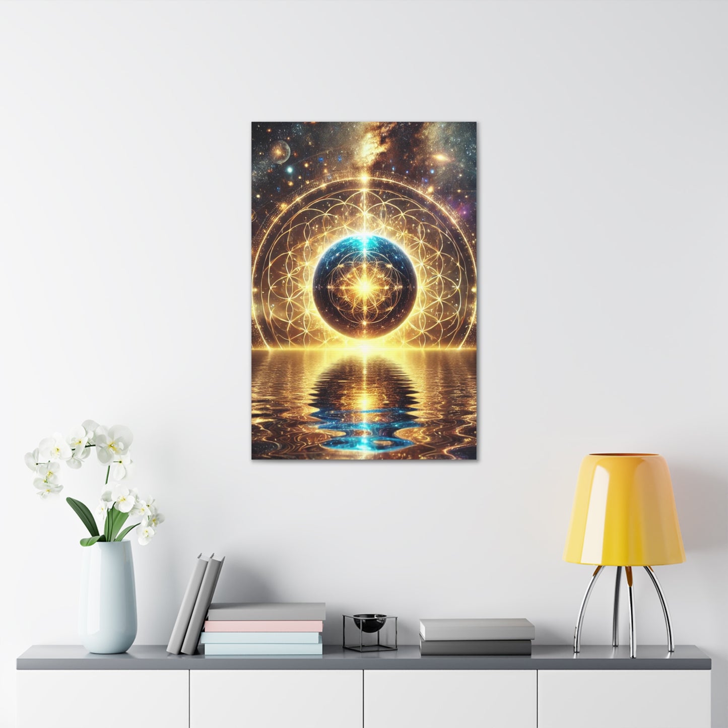 Sacred Geometry Art Canvas Ed. 51