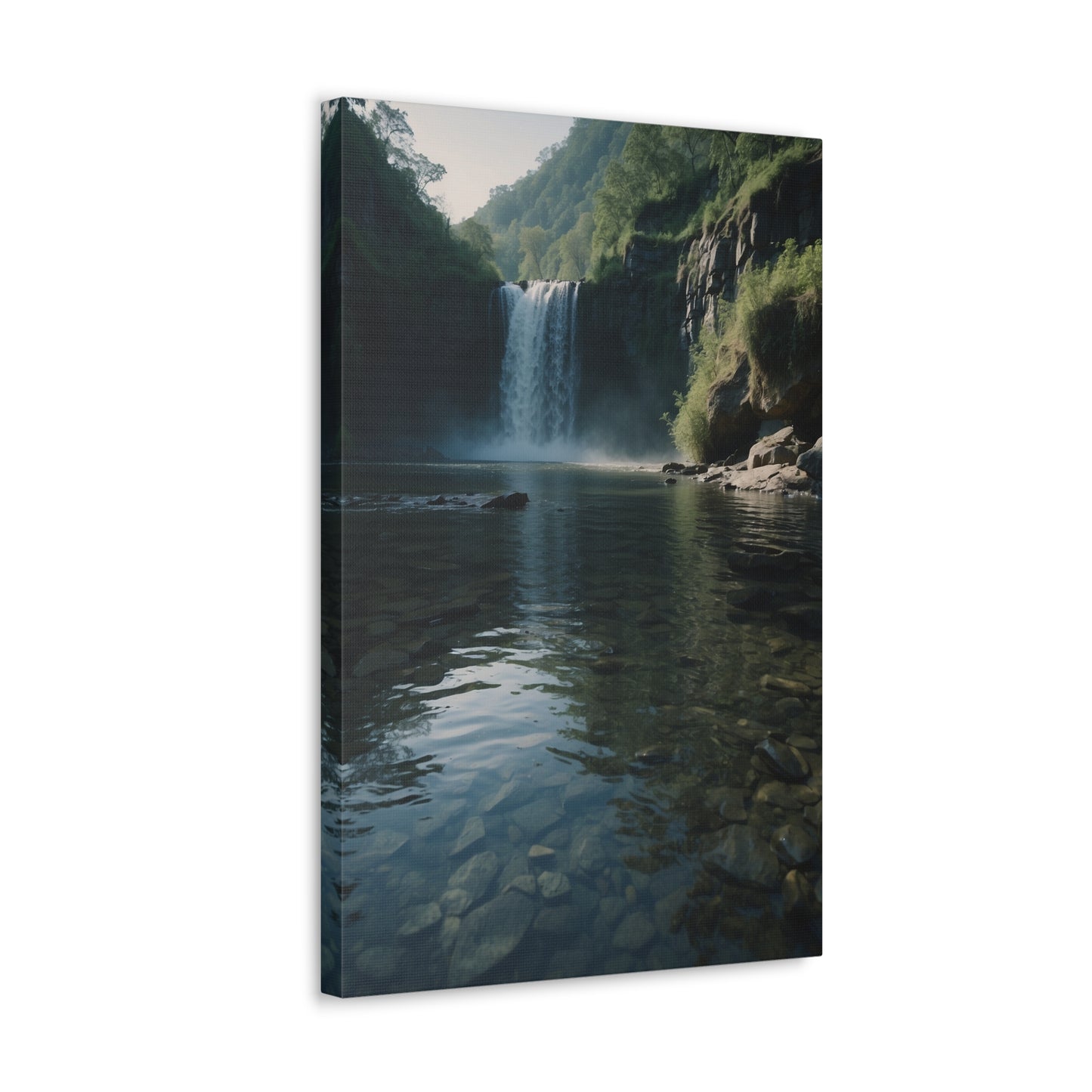 Majestic Waterfalls Art Canvas Ed. 8