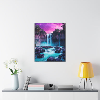 Majestic Waterfalls Art Canvas Ed. 30