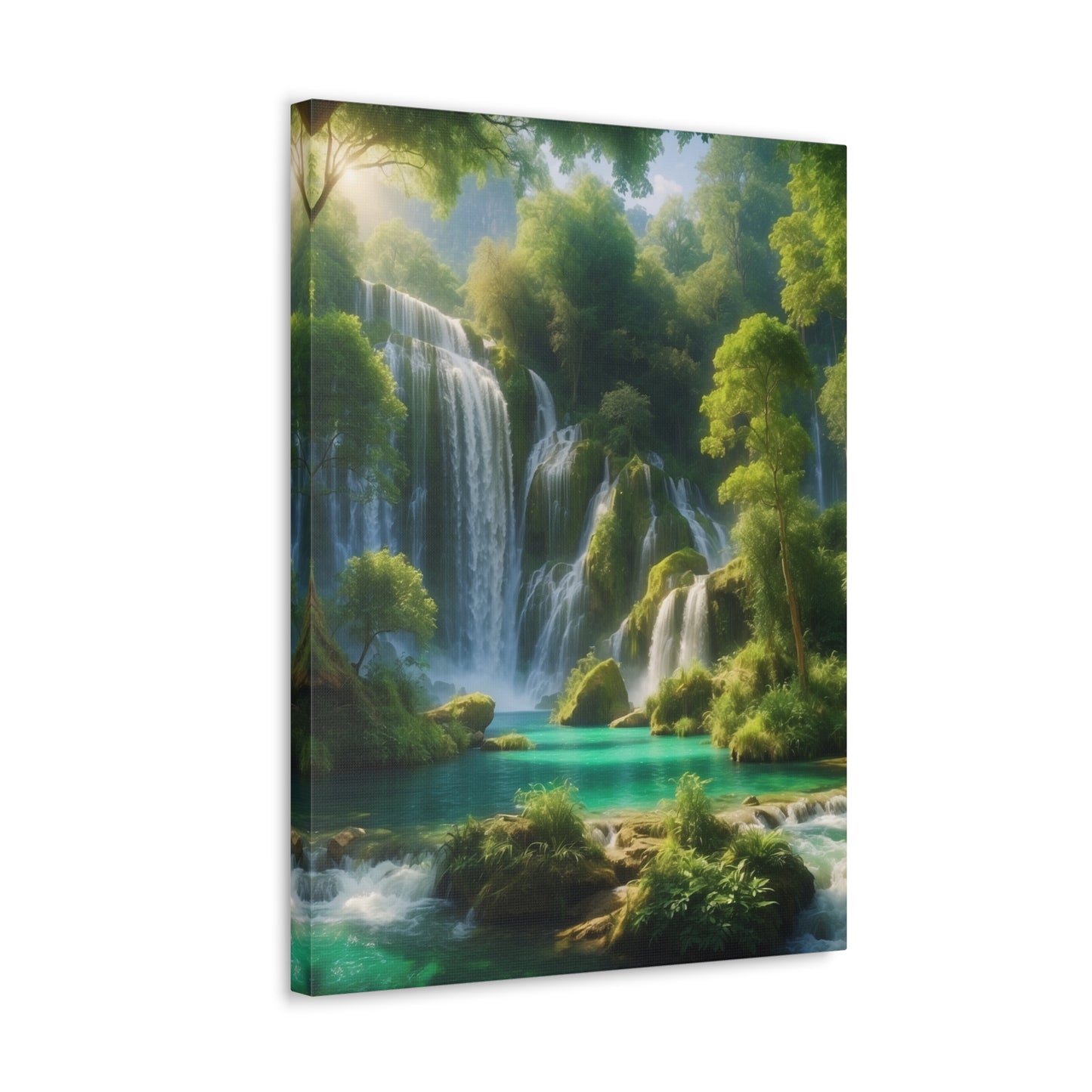 Majestic Waterfalls Art Canvas Ed. 5