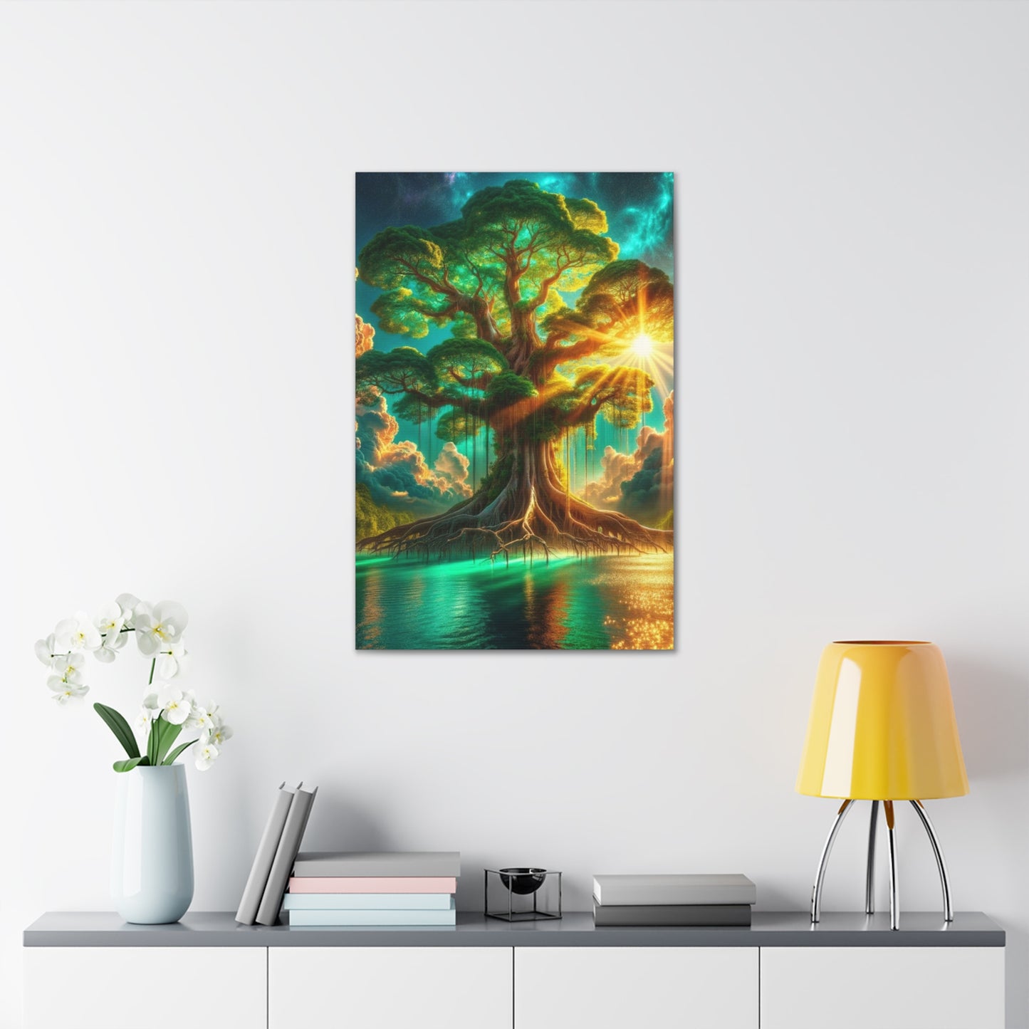 Trees of Light Art Canvas Ed. 12