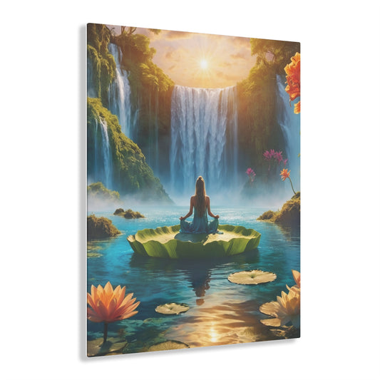 Blissful Lotus Acrylic Print Ed. 14