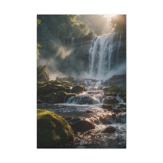 Majestic Waterfalls Art Canvas Ed. 15