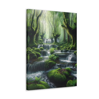 Majestic Waterfalls Art Canvas Ed. 1