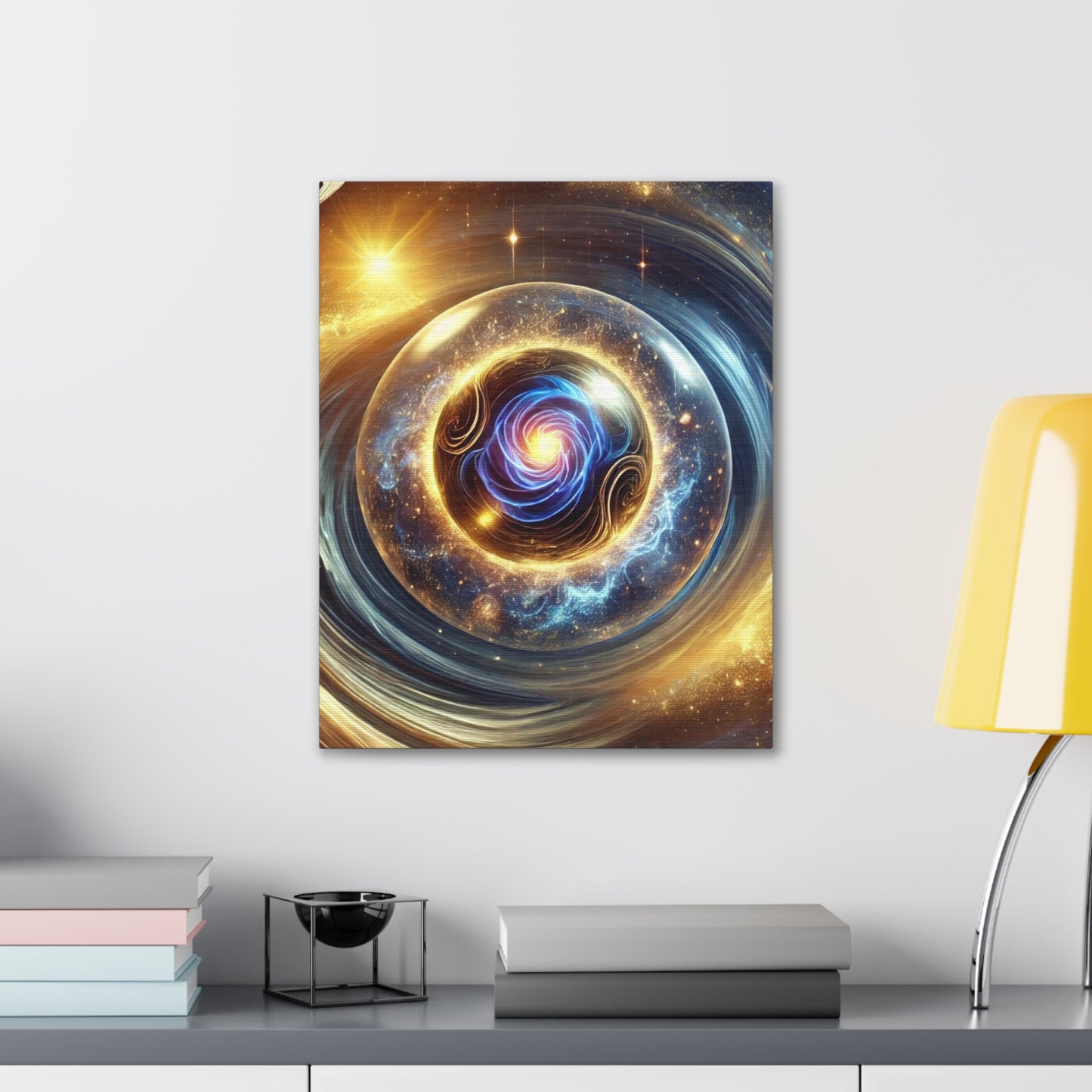 Energetic Orbs Art Canvas Ed. 14