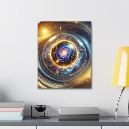 Energetic Orbs Art Canvas Ed. 14