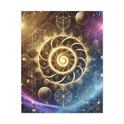 Sacred Geometry Art Canvas Ed. 65