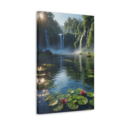 Majestic Waterfalls Art Canvas Ed. 6